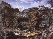 Joseph Anton Koch Swiss Landscape Spain oil painting artist
